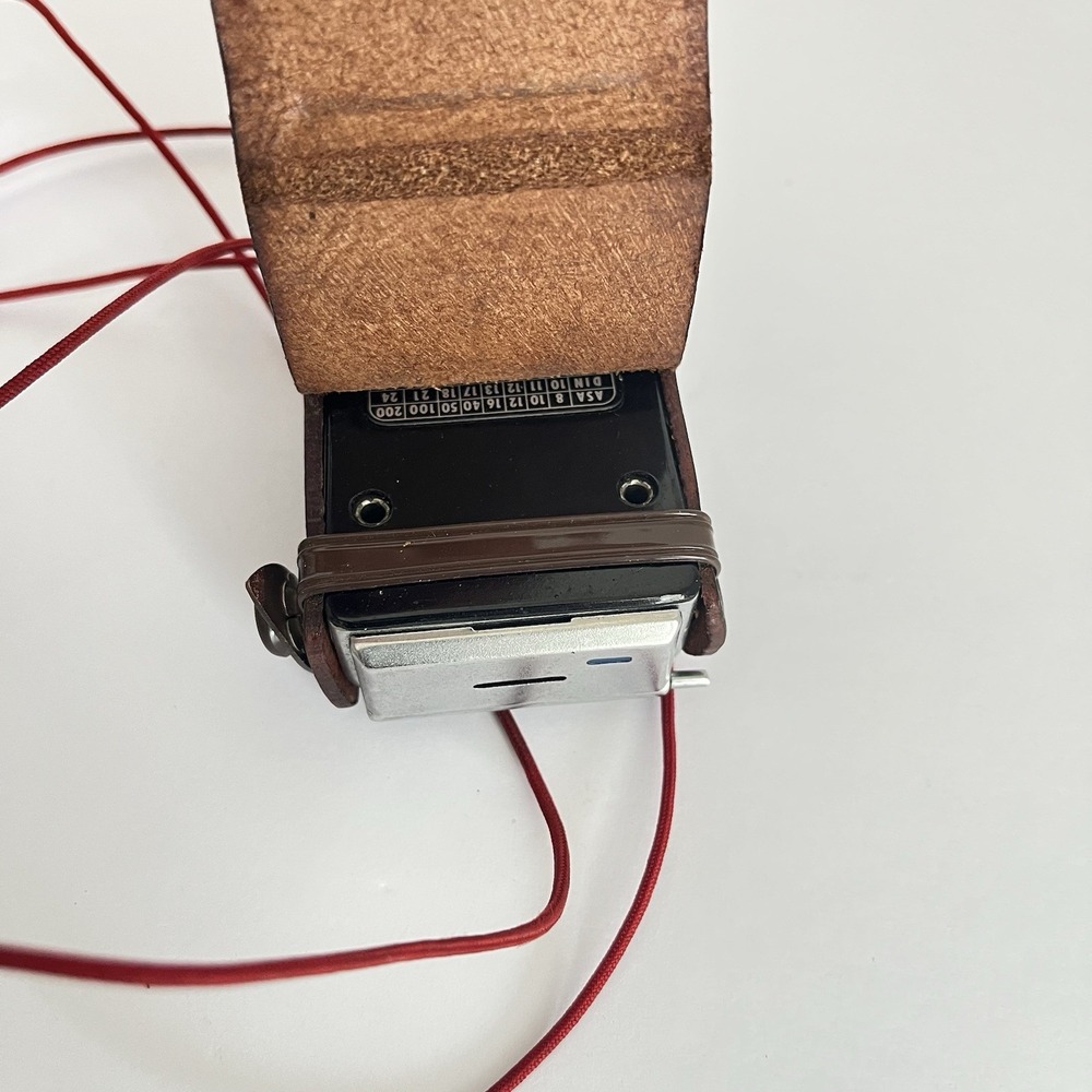 Vintage SEKONIC L-8 Light Meter Leather Case untested - Picture 5 of 8